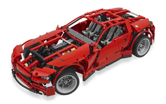 LEGO® 8070 Klocki Lego Technic Zestaw 2w1 Samochód Sportowy Supercar i Hot Rod - zdjęcie 2