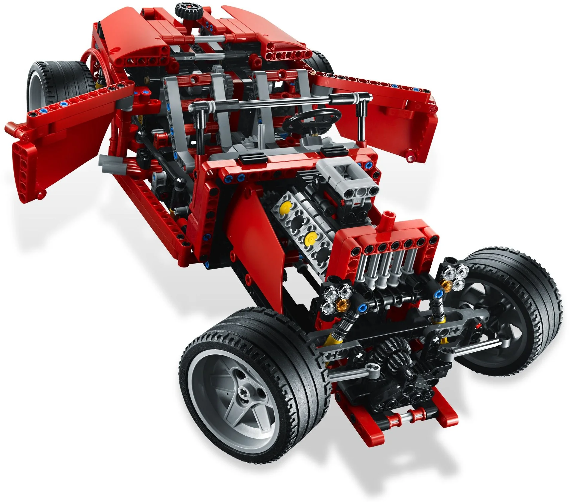 LEGO® 8070 Klocki Lego Technic Zestaw 2w1 Samochód Sportowy Supercar i Hot Rod - zdjęcie 5