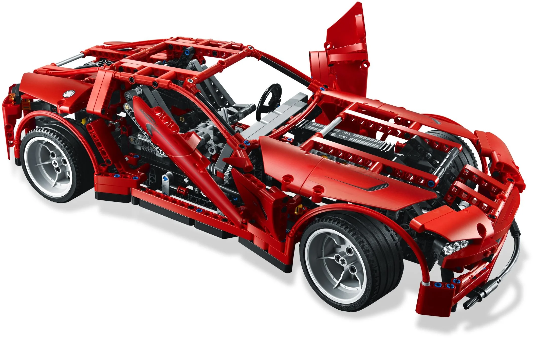 LEGO® 8070 Klocki Lego Technic Zestaw 2w1 Samochód Sportowy Supercar i Hot Rod - zdjęcie 7