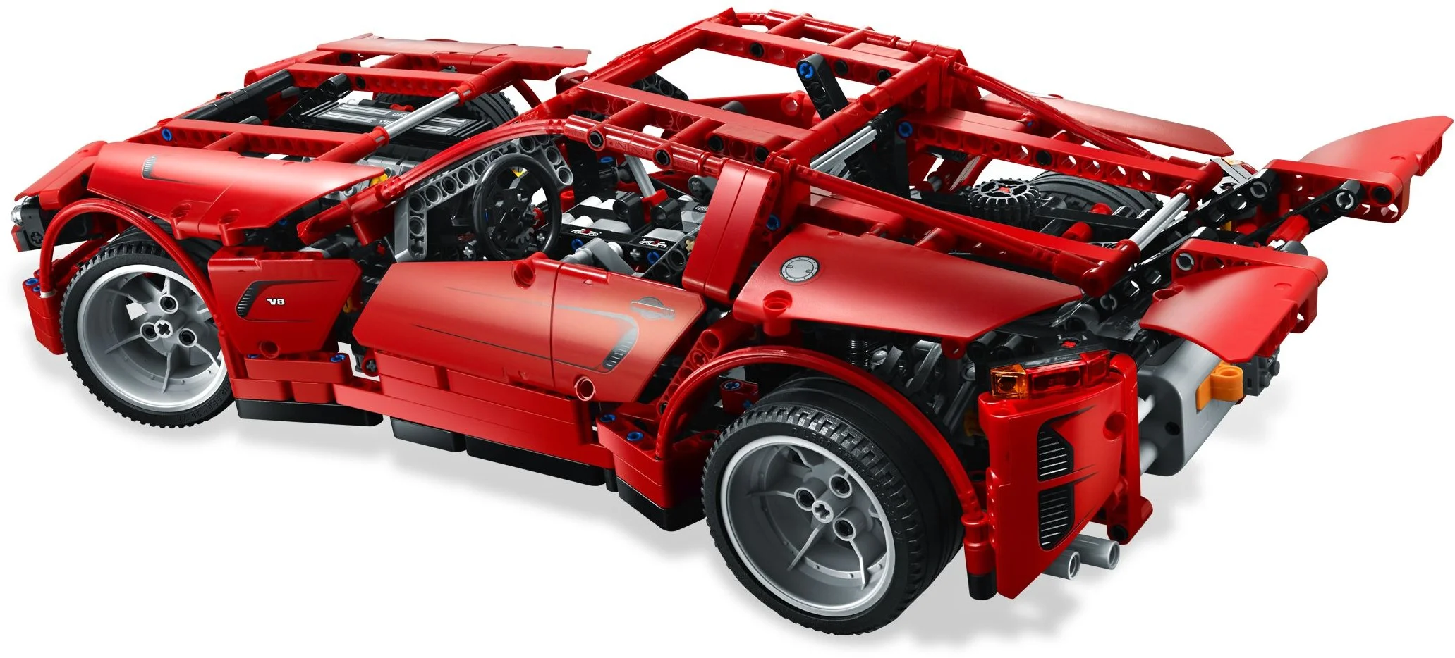 LEGO® 8070 Klocki Lego Technic Zestaw 2w1 Samochód Sportowy Supercar i Hot Rod - zdjęcie 8