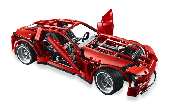 LEGO® 8070 Klocki Lego Technic Zestaw 2w1 Samochód Sportowy Supercar i Hot Rod - zdjęcie 13