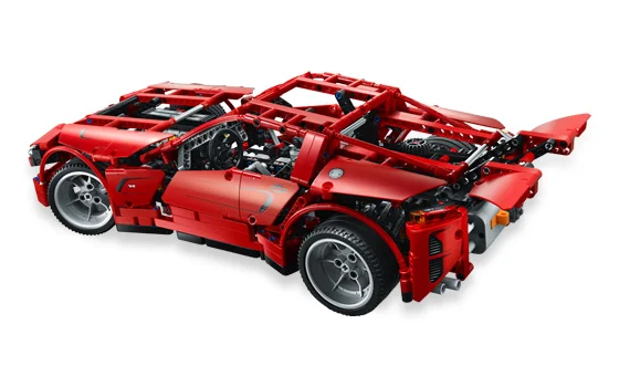 LEGO® 8070 Klocki Lego Technic Zestaw 2w1 Samochód Sportowy Supercar i Hot Rod - zdjęcie 15