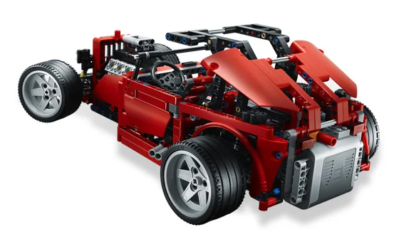 LEGO® 8070 Klocki Lego Technic Zestaw 2w1 Samochód Sportowy Supercar i Hot Rod - zdjęcie 16