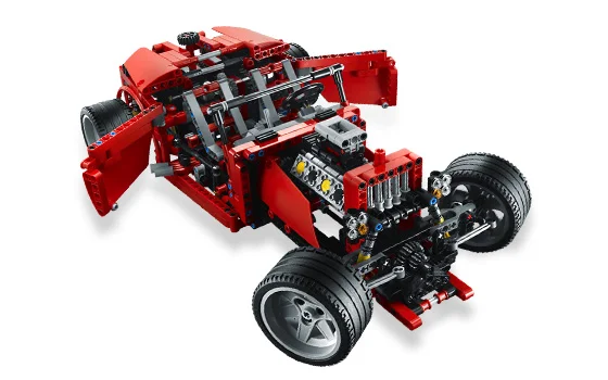 LEGO® 8070 Klocki Lego Technic Zestaw 2w1 Samochód Sportowy Supercar i Hot Rod - zdjęcie 18