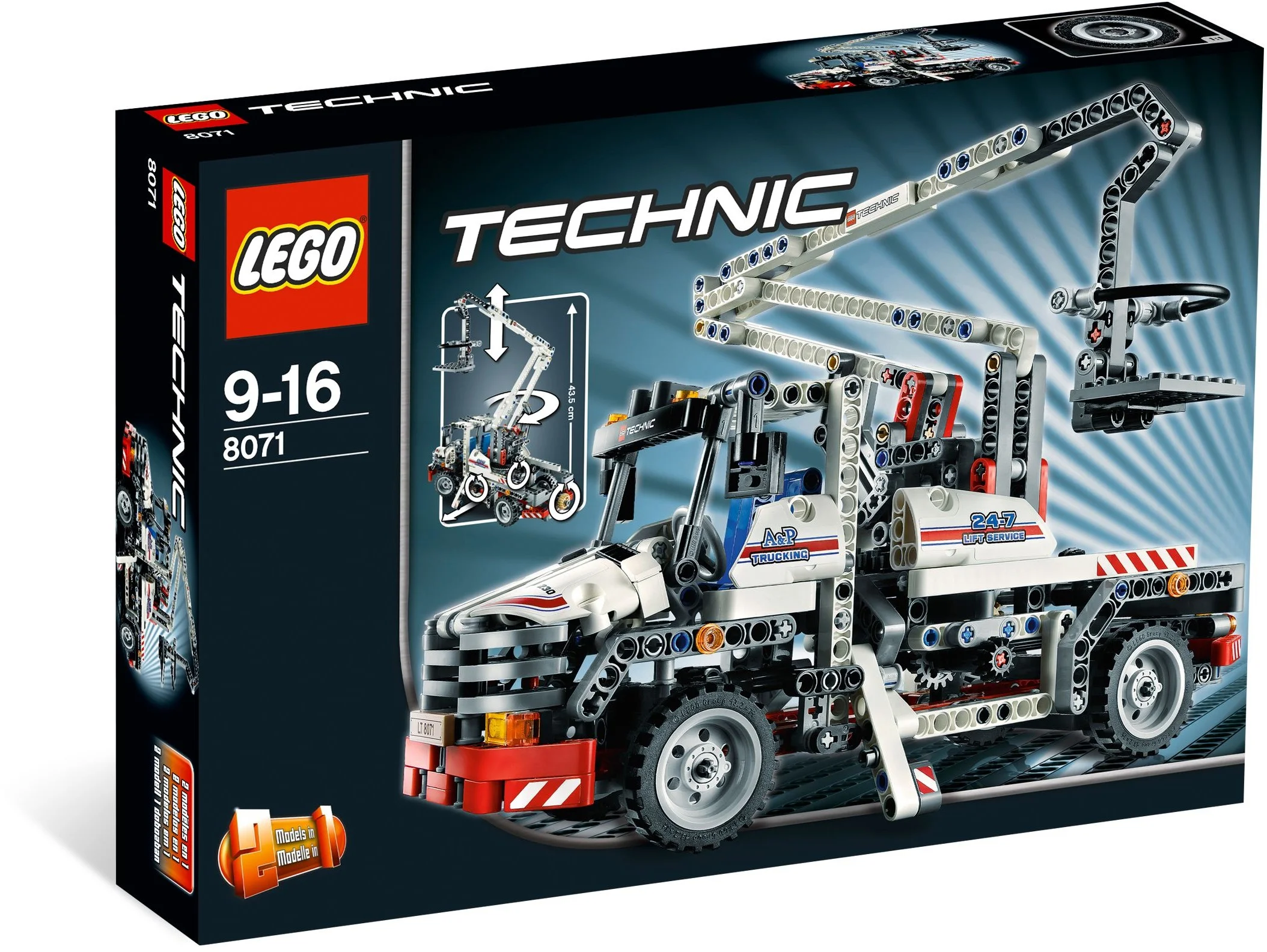 LEGO® 8071 Ciężarówka z przenośną szkrzynią Nowe - zdjęcie 13