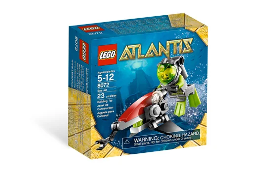 LEGO® 8072 nowy Lego Atlantis Morski odrzutowiec Misb 2010 - zdjęcie 4