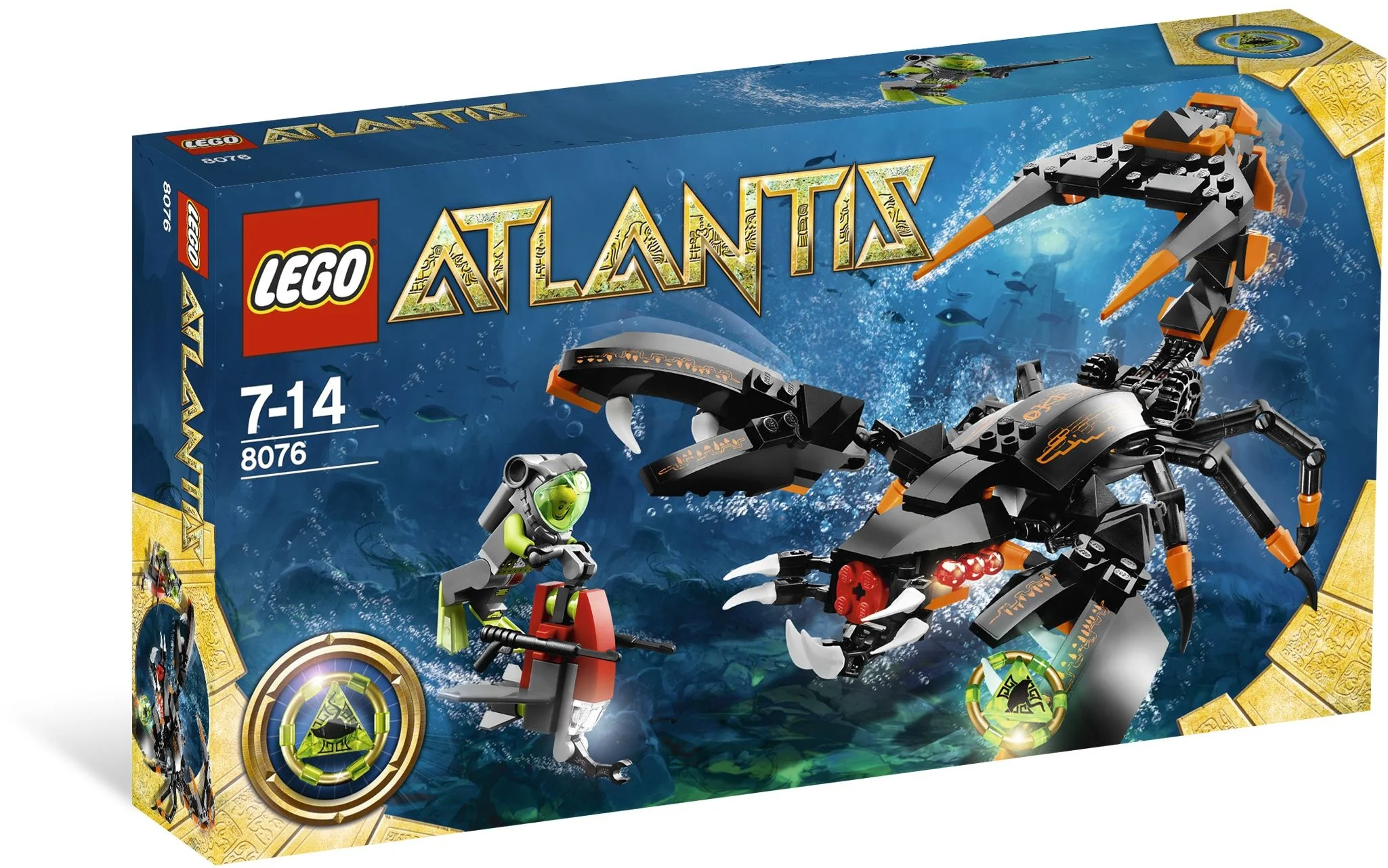LEGO® 8076 Skorpion nurek klocki zestaw Misb 2010 - zdjęcie 13