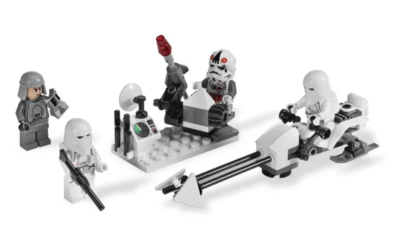 LEGO® 8084 Wars Zestaw bojowy Snowtrooper Nowe - zdjęcie 2