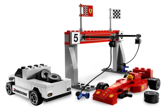 LEGO® 8155 Ferrari F1 Pit Nowe - zdjęcie 4