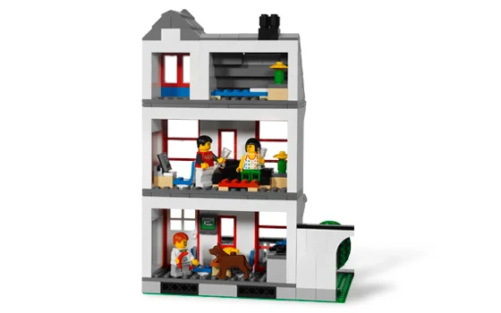 LEGO® 8403 Kamienica Dom w Mieście - zdjęcie 5
