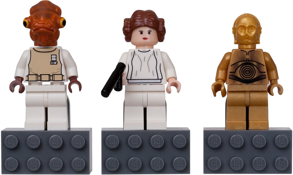 Wars magnes minifigurki Misb Ackbar C-3PO Leia 2010