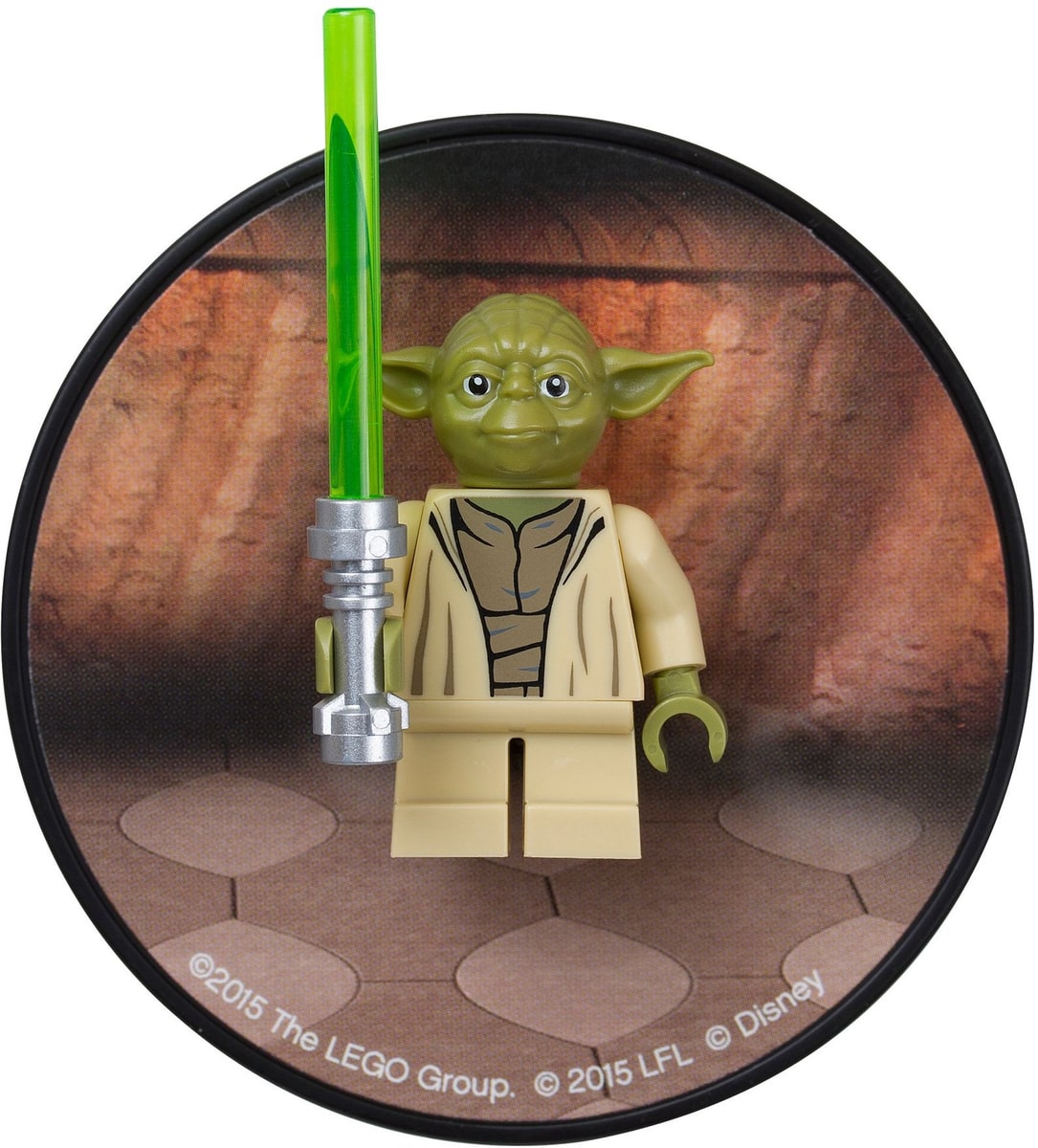 Magnes minifigurka Yoda z mieczem Nowa Unikat