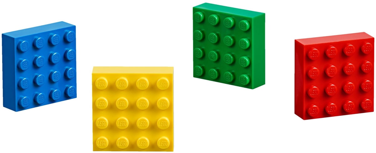 4x4 Brick Magnets Classic
