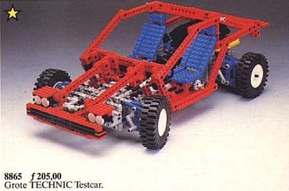 Lego samochód testowy unikat 1988 rok technic