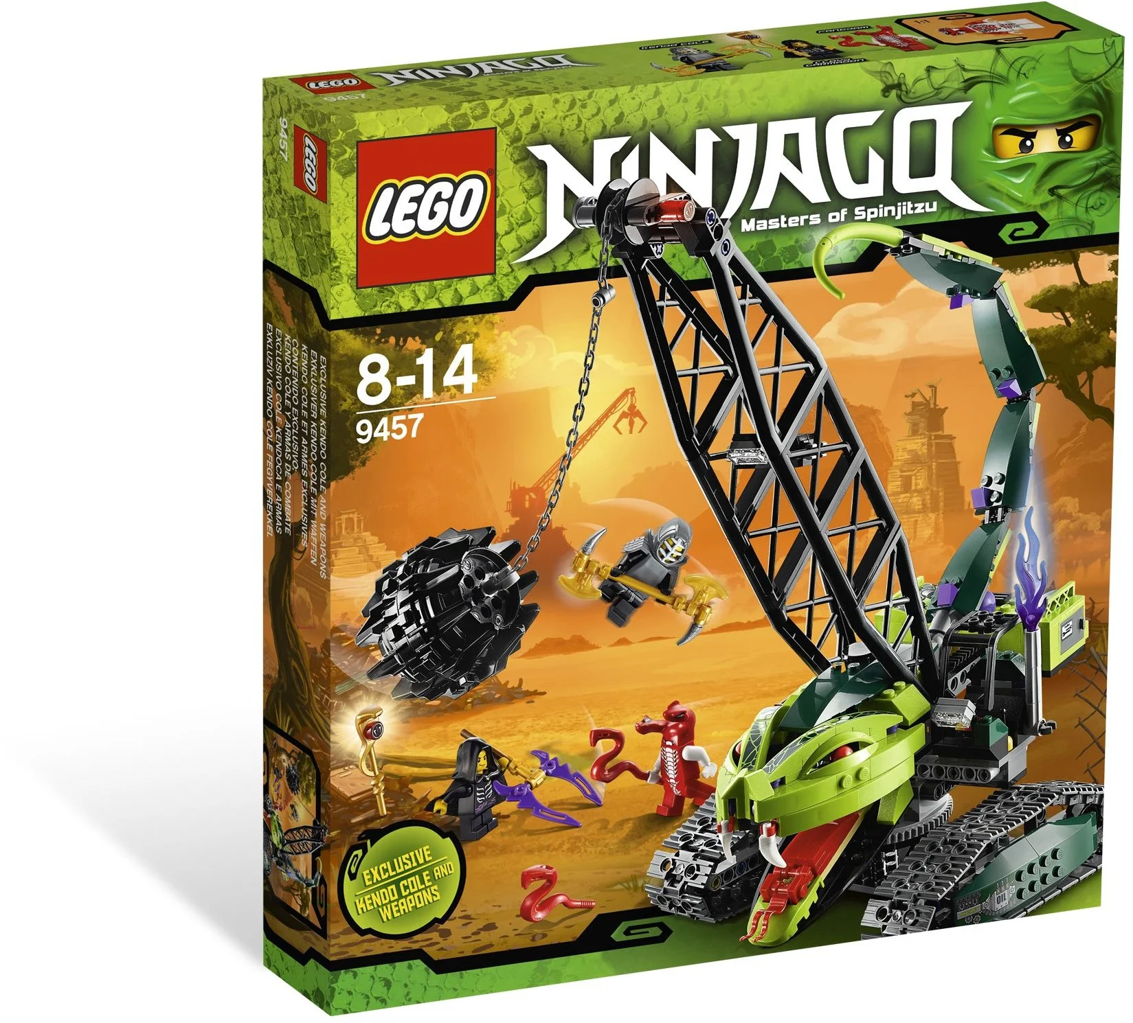 LEGO® 9457 Lego Ninjago Niszcząca Kula Ogniokła Lloyd Garmadon Fangdam Cole - zdjęcie 2