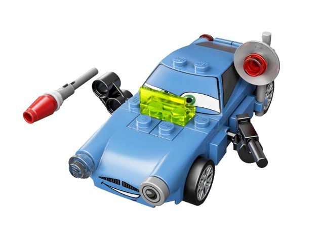 Lego Finn McMissile Sean Auta Cars 2 unikat z roku 2012