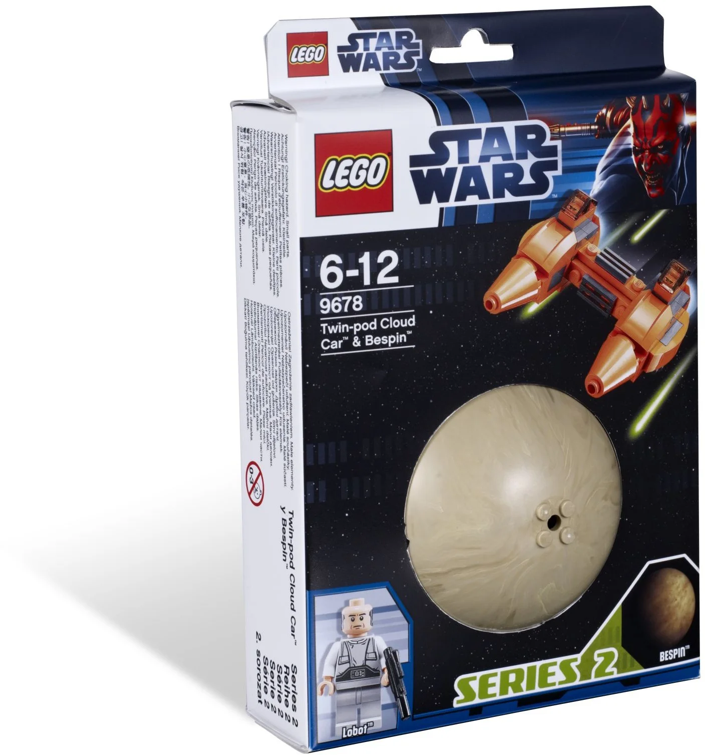 LEGO® 9678 Nowy Lego Star Wars Twin-pod Cloud Car & Bespin Lobot Misb 2012 - zdjęcie 2