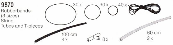 Pneumatic Rubber Bands and Pneumatic Tubing