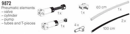 Pneumatic Pump, Cylinder, Valves, Tubing