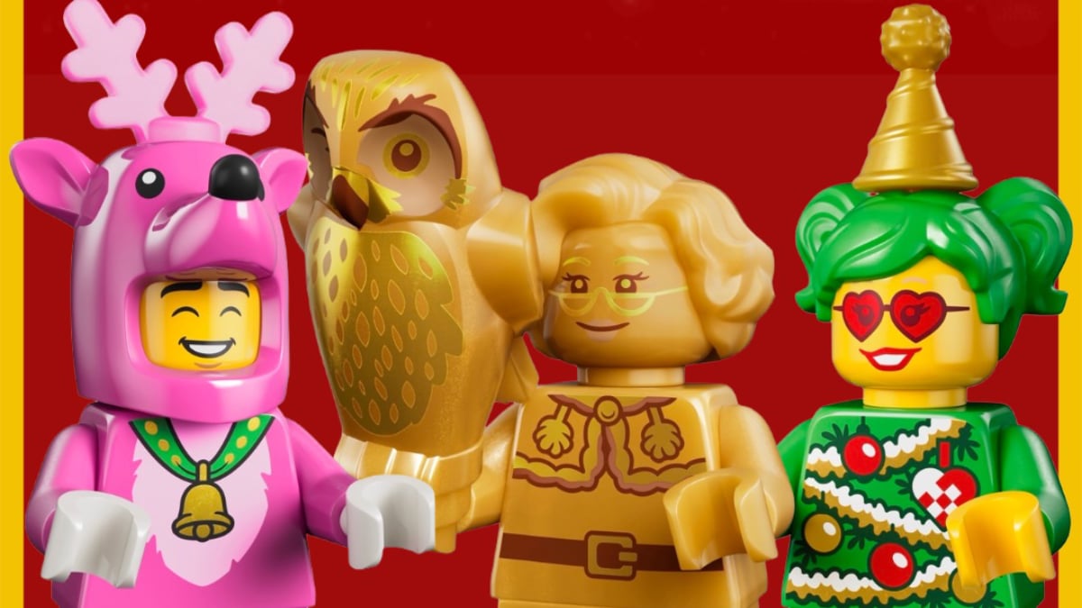 Build a Minifigure na Boże Narodzenie 2026: renifer, choinka i złota Mrs Claus