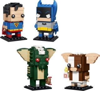 Wrześniowa fala BrickHeadz: Superman i Batman z DC oraz Gizmo i Stripe z Gremlinów